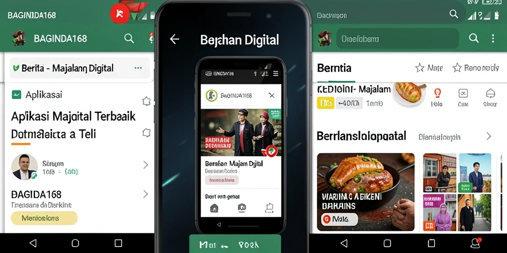 Tampilan antarmuka aplikasi BAGINDA168 yang informatif dan menarik.