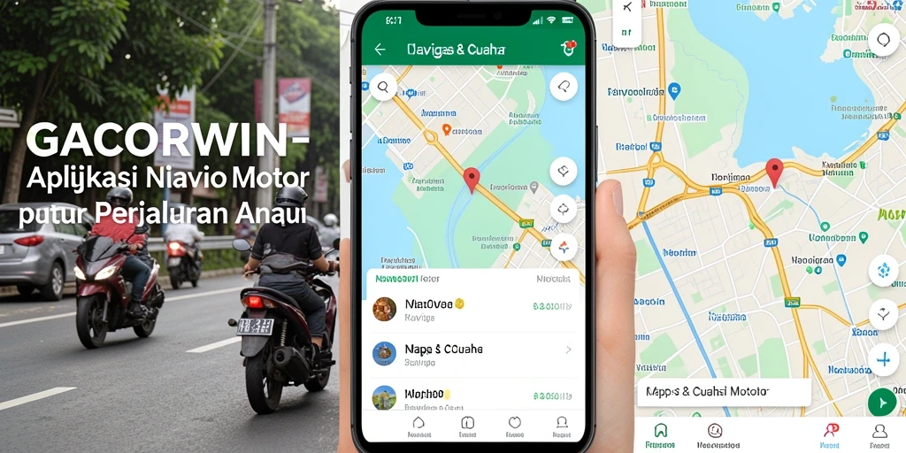 Tampilan antarmuka GACORWIN yang memudahkan navigasi motor.